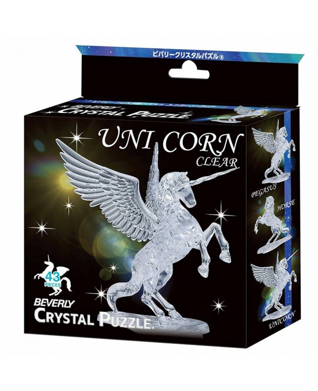 Beverly Crystal 3D Puzzle 水晶立體拼圖 Unicorn Clear 天馬 透明 43片