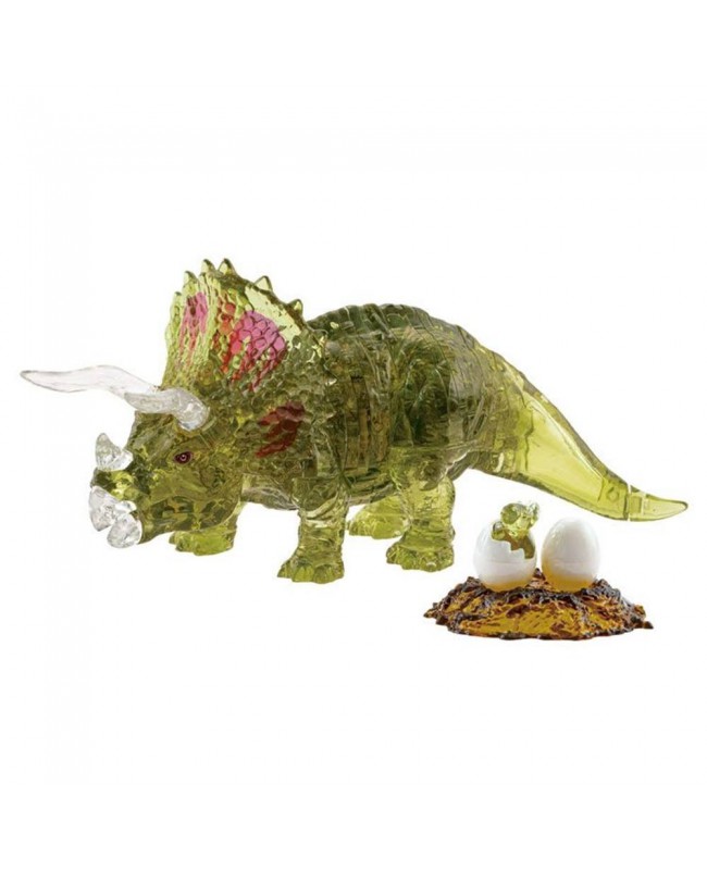 Beverly Crystal 3D Puzzle 水晶立體拼圖 50286 Triceratops Green 三角龍 61片