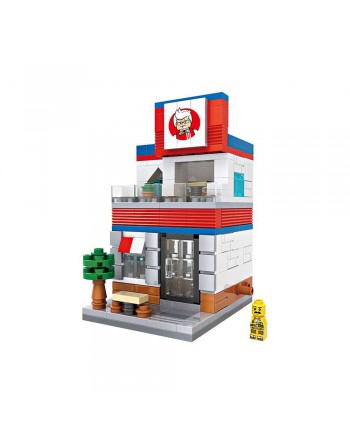 Loz Mini Block 微型小顆粒積木 - 迷你城市街景 - 炸雞店