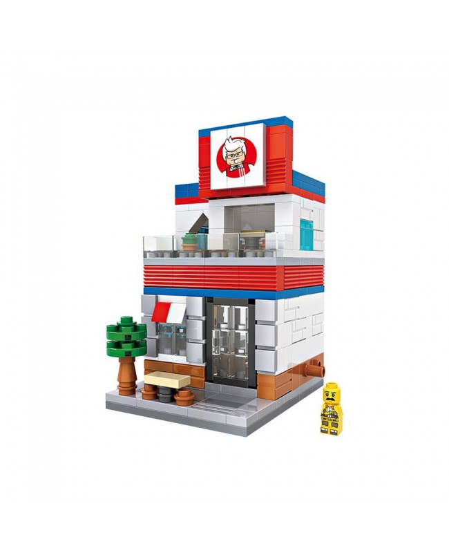 Loz Mini Block 微型小顆粒積木 - 迷你城市街景 - 炸雞店